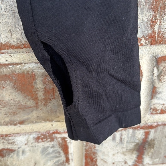 Helmut Lang Black Asymmetrical Cut Out Bodysuit - Picture 3 of 8